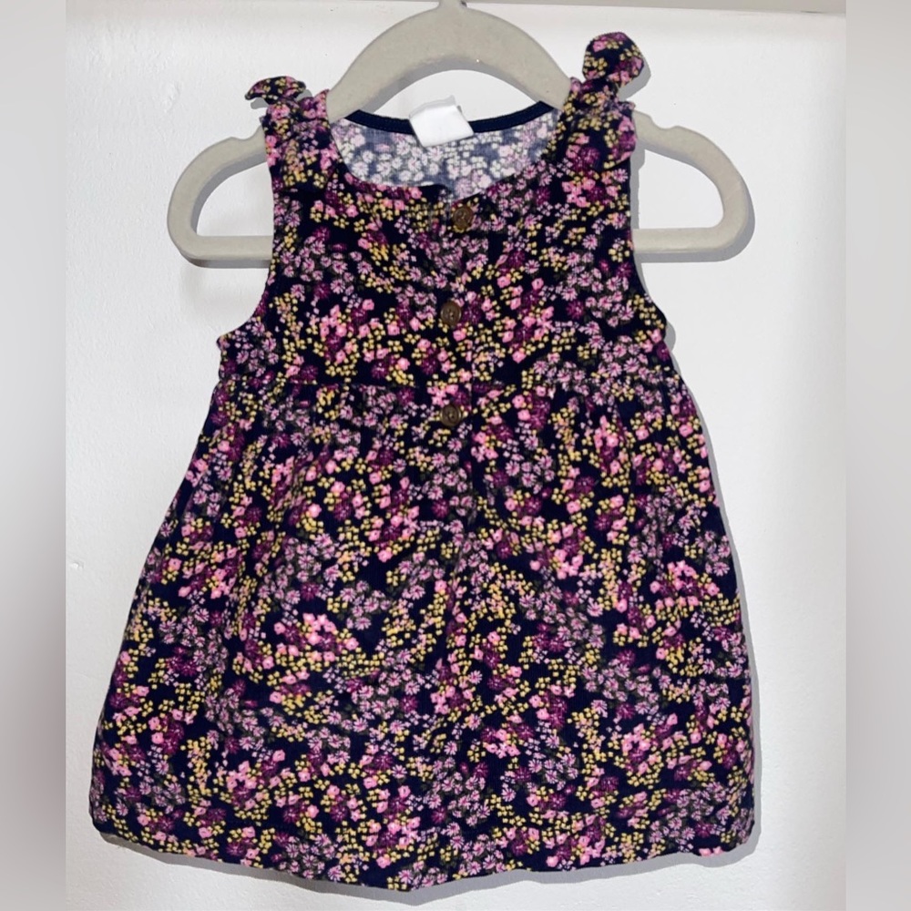 Black floral dress